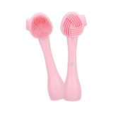 ilū Skin Care Face Brush Pink - silicone face brush