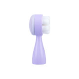 ilū Skin Care Face Brush Purple - silicone face brush