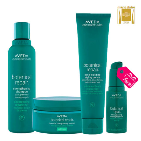 Aveda Botanical Repair Shampoo 200ml Mask 200ml Mask 200ml Styling Creme 150ml Free Overnight Serum 30ml