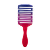 WetBrush Pro Flex Dry Paddle Ombre Hot Pink - flexible square brush