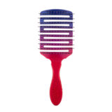 WetBrush Pro Flex Dry Paddle Ombre Hot Pink - flexible square brush