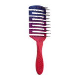 WetBrush Pro Flex Dry Paddle Ombre Hot Pink - flexible square brush