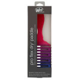 WetBrush Pro Flex Dry Paddle Ombre Hot Pink - flexible square brush