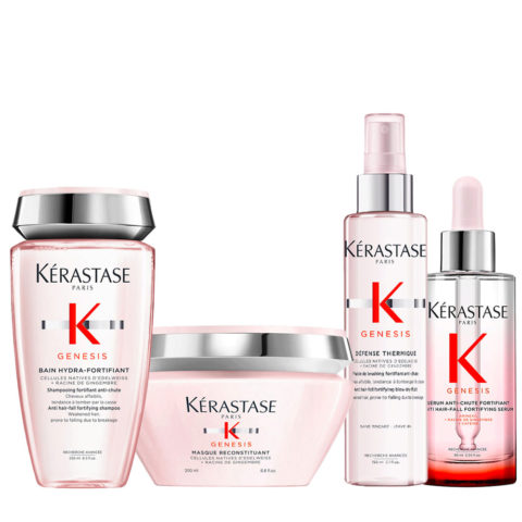 Kerastase Genesis Bain Hydra-Fortifiant 250ml Masque 200ml Defense Thermique 150ml Serum 90ml