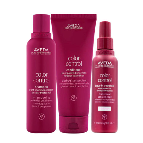 Aveda Color Control Shampoo 200ml Conditioner 200ml Leave-in Treatment Light 150ml