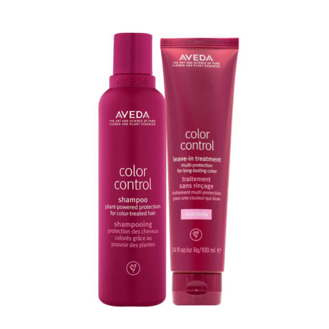 Aveda Color Control Shampoo 200ml Leave-in Treatment Rich 100ml
