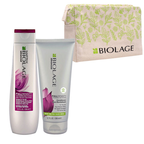 Biolage FullDensity Shampoo 250ml Conditioner 200ml + Pochette Summer FREE