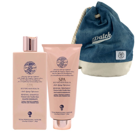 Tecna SPA Renewal Shampoo 250ml Treatment 200ml Tecna Backpack
