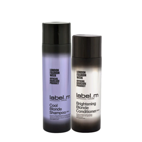 Label.M Cool Blonde Shampoo 250ml Brightening Blonde Conditioner 200ml