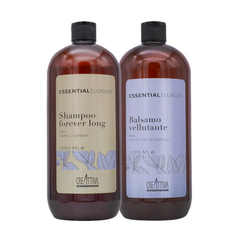 Creattiva Erilia Essential Luxury Shampoo Forever Long 1000ml Balsamo Vellutante 1000ml