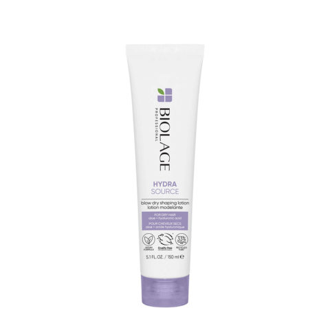 Biolage Hydrasource Blowdry Shaping Lotion 150ml - moisturizing leave-in treatment