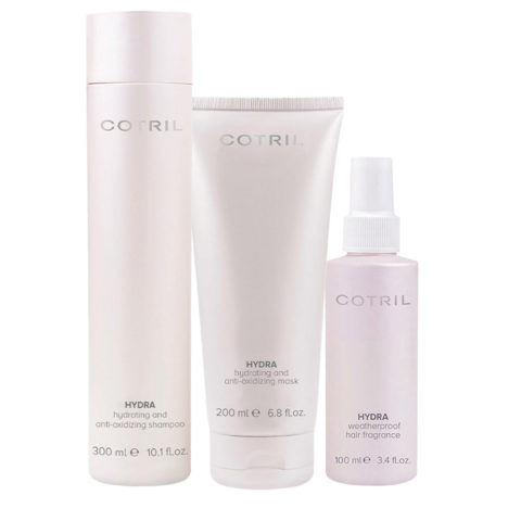 Cotril Hydra Hydrating And Antioxidizing Shampoo 300ml Mask 200ml Weatherproof Hair Fragrance 100ml