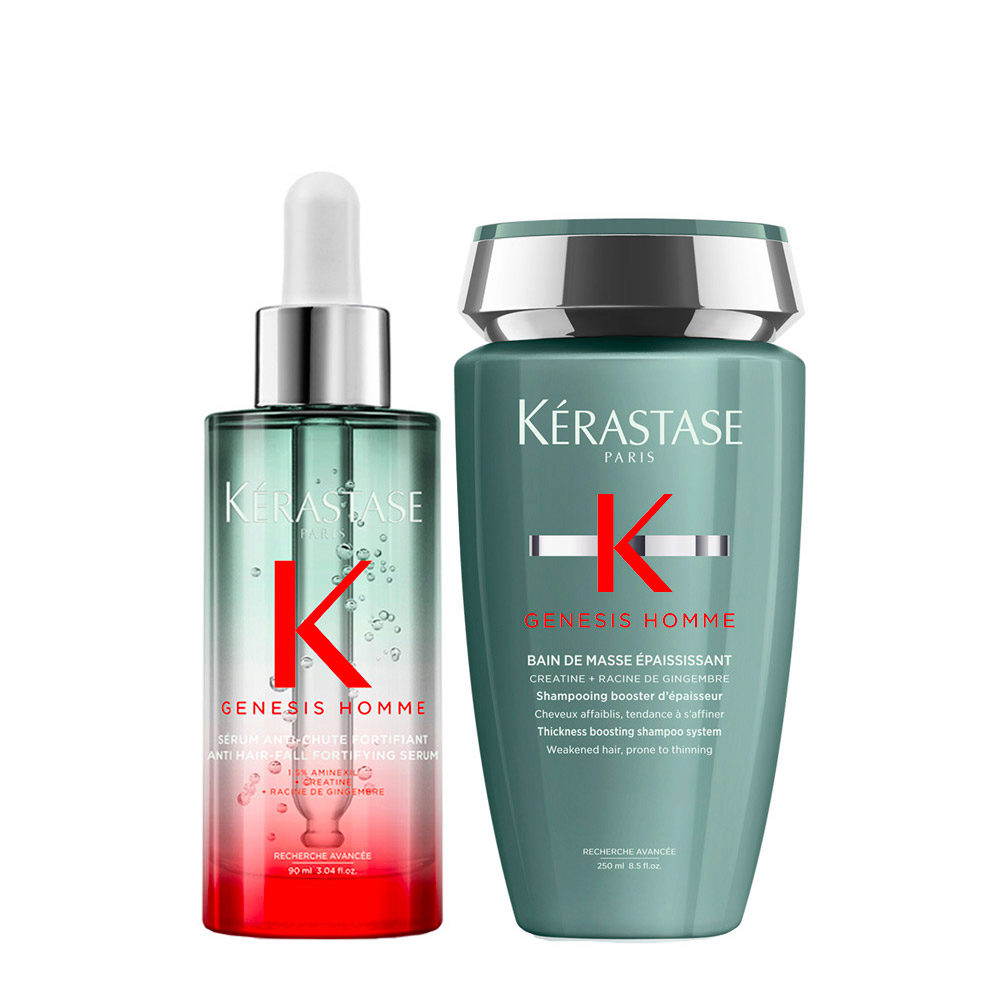 Kerastase Genesis Homme Serum 90ml Bain Masse Epaississant 250ml