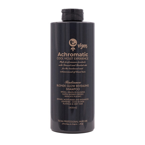 Tecna Achromatic Blonde Glow Revealing Shampoo 400ml - anti-yellow shampoo