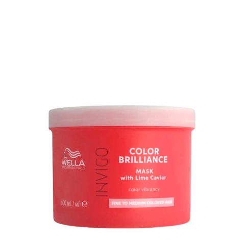 Wella Invigo Color Brilliance Fine Vibrant Color Mask 500ml - mask for normal-fine hair
