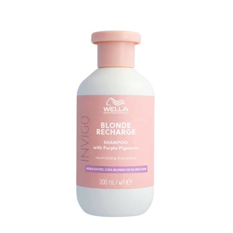 Wella Invigo Blonde Recharge Cool Neutralizing Shampoo 300ml - shampoo for blonde hair