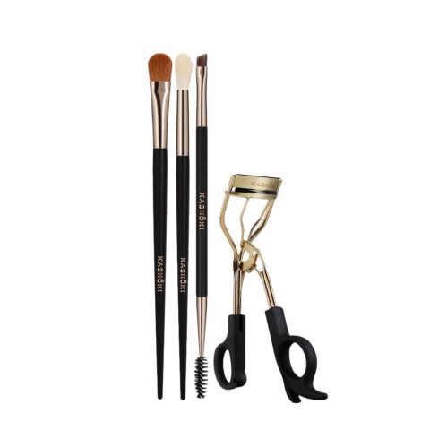 Kashōki Make Up Large Shadow Brush 400 Blending Brush 408 Lash Brow Brush 412 Eyelash Curler