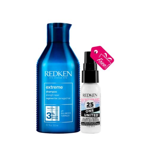 Redken Extreme Shampoo 300ml + FREE One United All In One Spray 30ml