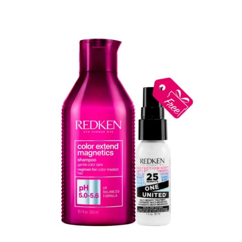 Redken Color Extend Magnetics Shampoo 300ml + FREE All In One Spray 30ml