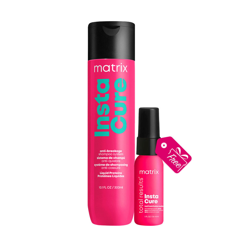 Matrix Total Results Instacure Shampoo 300ml + FREE Leave-In 30ml