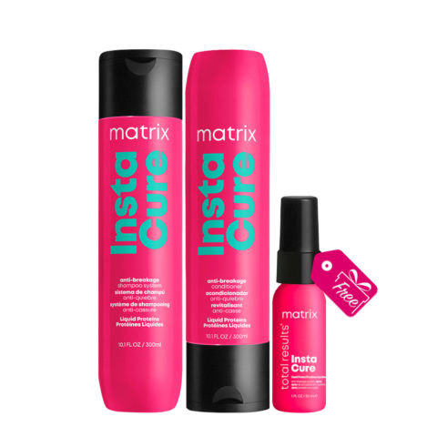 Matrix Total Results Instacure Shampoo 300ml Conditioner 300ml + FREE Leave-In 30ml
