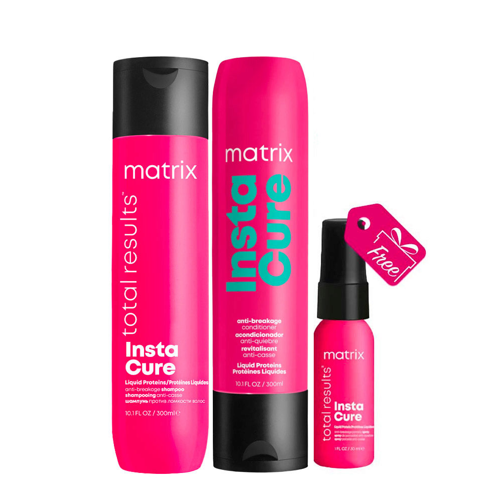 Matrix Total Results Instacure Shampoo 300ml Conditioner 300ml + FREE Leave-In 30ml