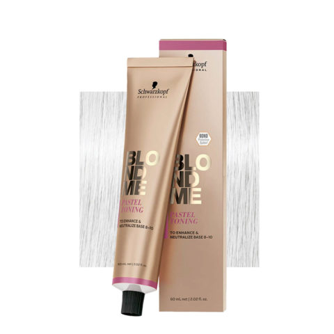 Schwarzkopf BlondMe Pastel Toning Clear 60ml - neutralizing cream for blonde hair