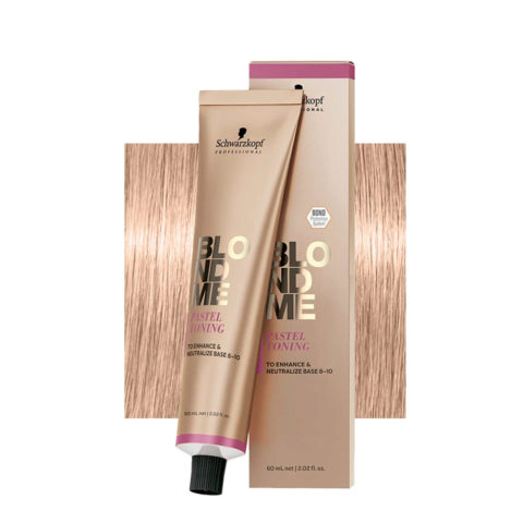 Schwarzkopf BlondMe Color Pastel Toning Sand 60ml - neutralizing cream for blonde hair