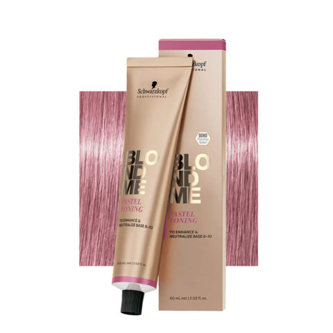 Schwarzkopf BlondMe Color Pastel Toning Lilac 60ml - neutralizing cream for blonde hair