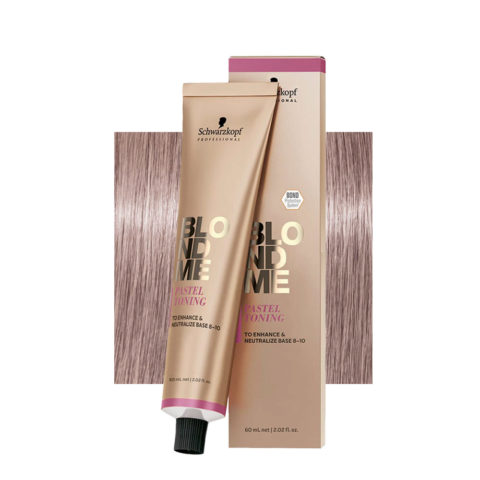 Schwarzkopf BlondMe Color Pastel Toning Ice-Irise 60ml - neutralizing cream for blonde hair