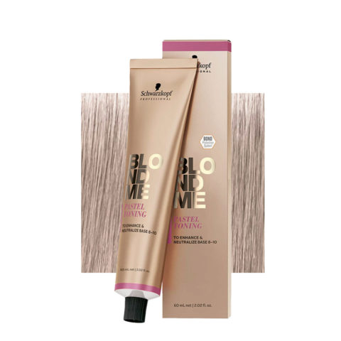 Schwarzkopf BlondMe Color Pastel Toning Ice 60ml- neutralizing cream for blonde hair