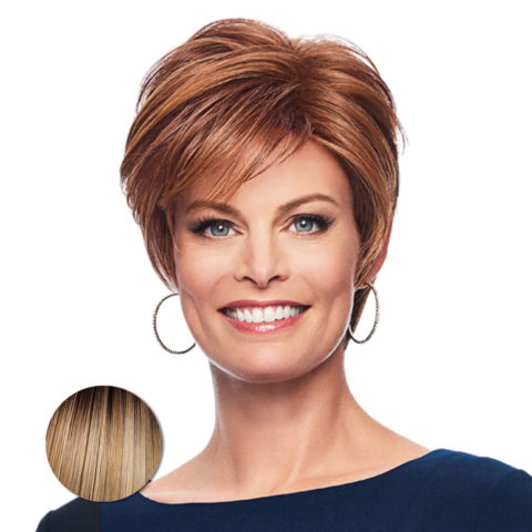 Hairdo Instant Short Cut Light Blonde With Brown Root  - short cut wig