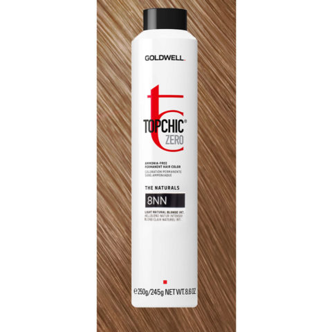 8NN Topchic Zero Light Natural Blonde Intense Can 250ml  - permanent colouring without ammonia