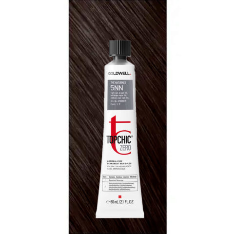 5NN Topchic Zero Light Natural Brown Intense tb 60ml  - permanent colouring without ammonia