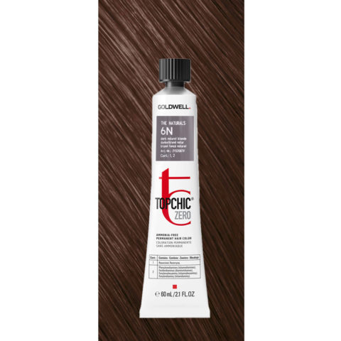 6N Topchic Zero The Naturals Dark Natural Blonde tb 60ml  - permanent colouring without ammonia