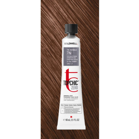 7N Topchic Zero The Naturals Mid natural Blonde tb 60ml  - permanent colouring without ammonia