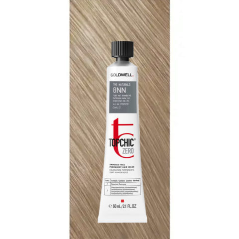 8NN Topchic Zero The Naturals Light Natural Blonde Intense tb 60ml - permanent colouring without ammonia