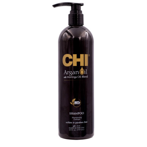 CHI Argan Oil Plus Moringa Oil Shampoo 739ml - hydrating shampoo