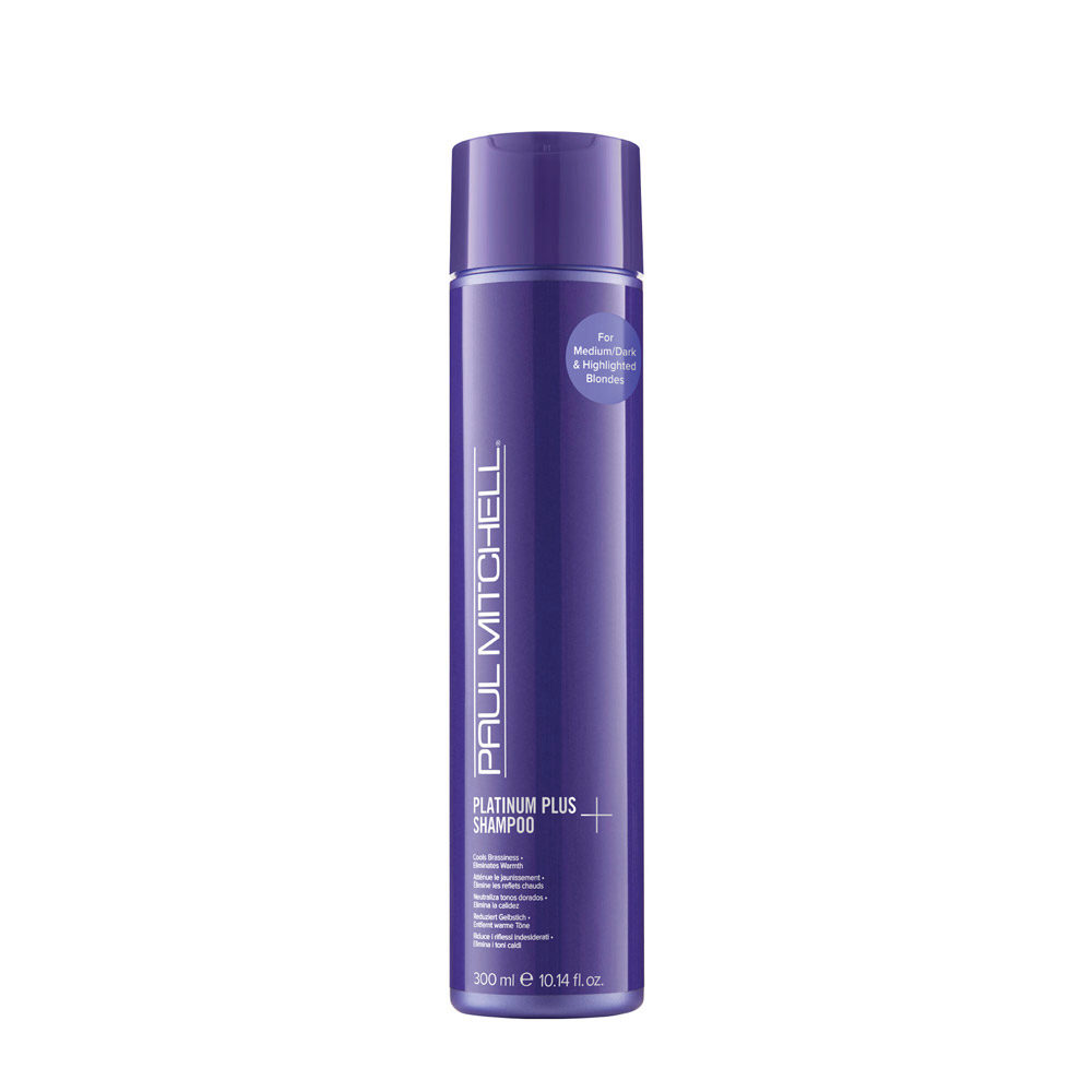 Platinum Plus Shampoo 300ml - toning shampoo for blonde hair