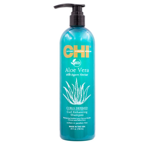 CHI Aloe Vera Curls Defined Curl Enhancing Shampoo 739ml