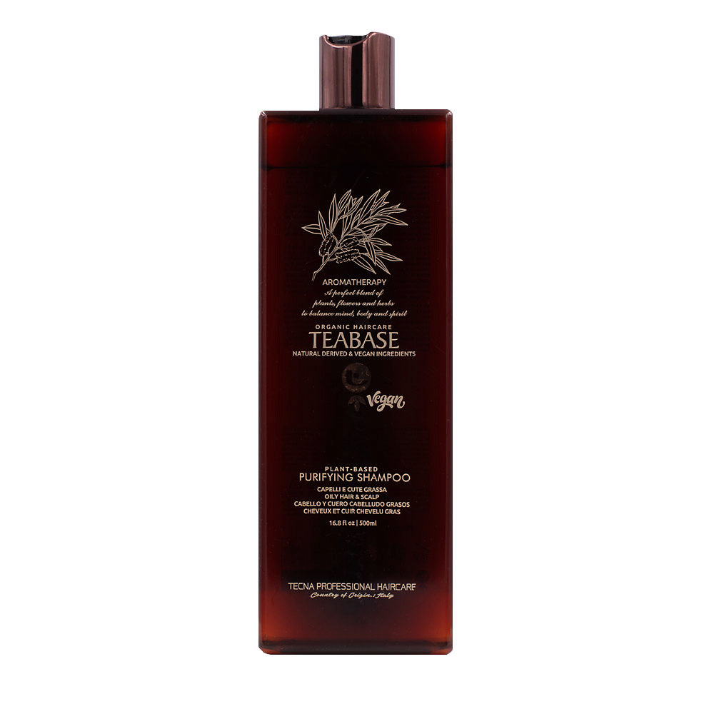 Tecna Teabase Aromatherapy Purifying Shampoo 500ml - shampoo for oily hair and scalp
