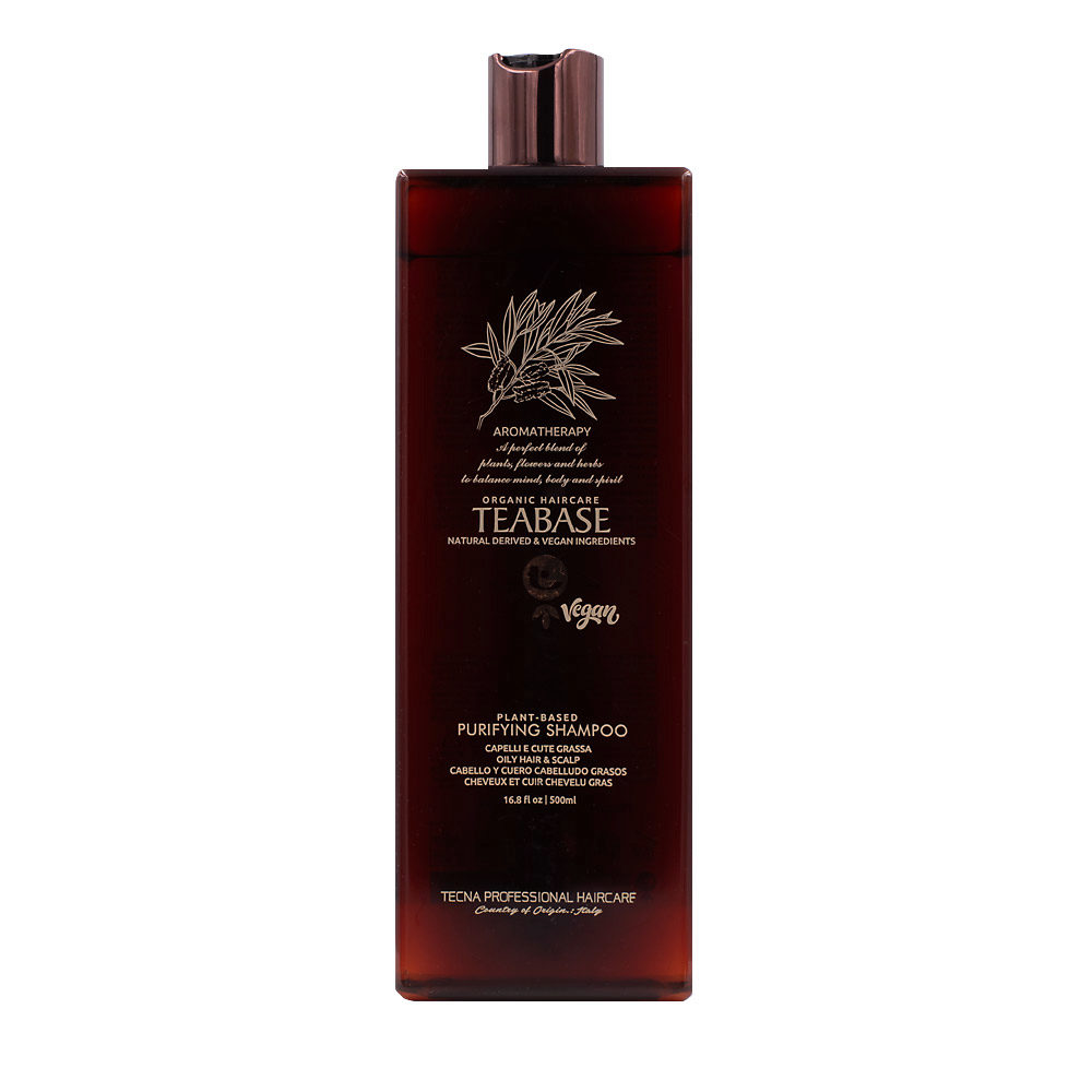 Tecna Teabase Aromatherapy Purifying Shampoo 500ml - shampoo for oily hair and scalp