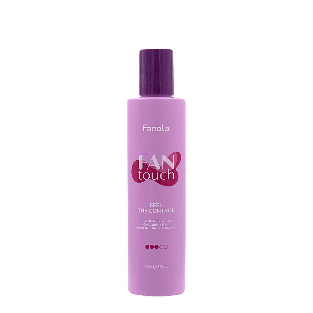 Fanola Fan Touch Feel Control 200ml - fluid for curl definition