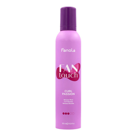 Fanola Fan Touch Curl Passion 300ml - mousse for curly hair