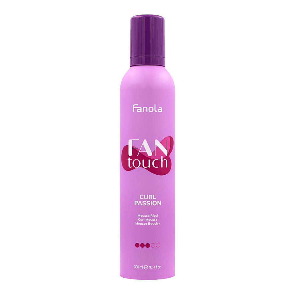 Fanola Fan Touch Curl Passion 300ml - mousse for curly hair