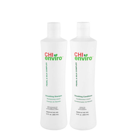 CHI Enviro Smoothing System Shampoo 355ml Conditioner 355ml