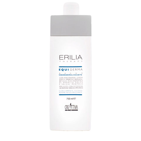 Creattiva Erilia Equiderma Bagno Sebonormalizzante 750ml - sebum-normalising shampoo