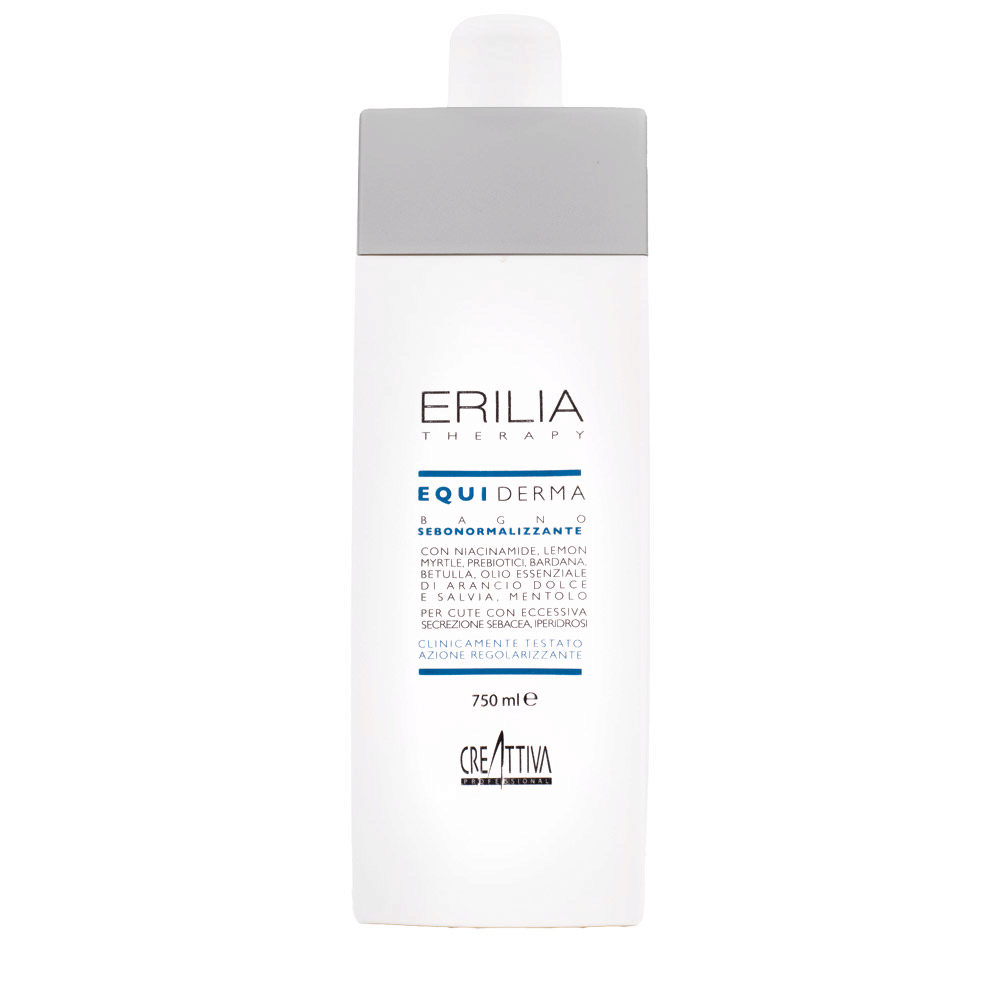 Creattiva Erilia Equiderma Bagno Sebonormalizzante 750ml - sebum-normalising shampoo