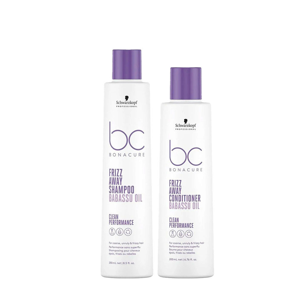 Schwarzkopf BC Bonacure Frizz Away Shampoo 250ml Conditioner 200ml