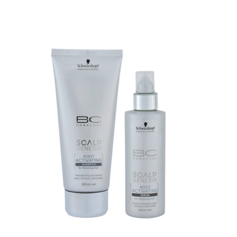 Schwarzkopf BC Bonacure Scalp Genesis Root Activating Shampoo 200ml Serum 100ml